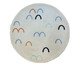 Tapete Infantil Redondo Bird Colors, grey | WestwingNow