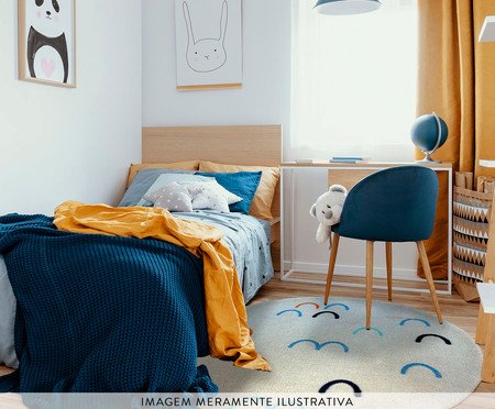 Tapete Infantil Redondo Bird Colors | Westwing