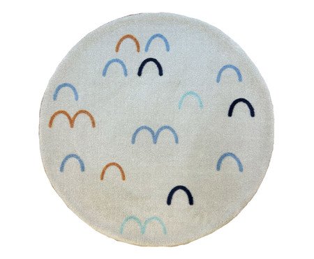 Tapete Infantil Redondo Bird Colors | Westwing