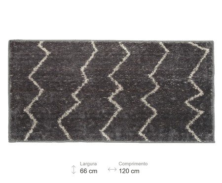 Tapete Pequeno Mont - Cinza Minério | Westwing