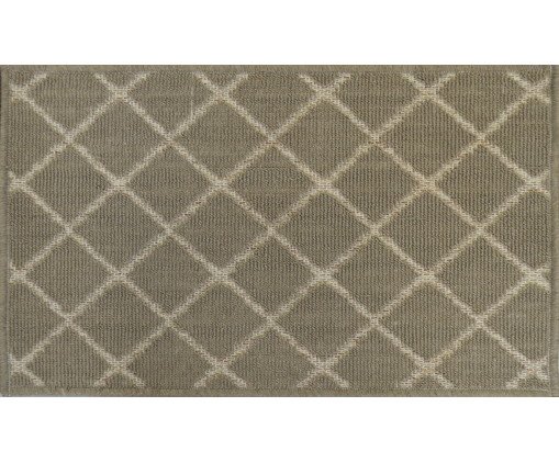 Capacho Bouclê Jacquard Necker - Cinza, Cinza | WestwingNow