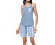 Pijama Regata com Bermuda Feminino, blue | WestwingNow