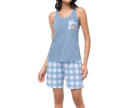 Pijama Regata com Bermuda Feminino | Westwing