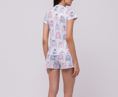 Pijama Manga Curta com Short | Westwing