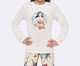 Pijama Manga Longa Feminino Infantil Mulher-Maravilha, beige | WestwingNow