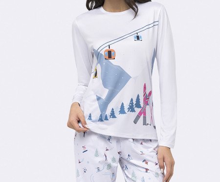 Pijama Manga Longa com Calça | Westwing