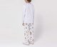 Pijama Manga Longa Masculino Infantil Hogwarts com estampa Metalizada, white | WestwingNow