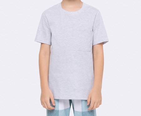 Pijama Manga Curta Masculino Infantil com Bermuda | Westwing