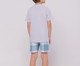 Pijama Manga Curta Masculino Infantil com Bermuda, grey | WestwingNow