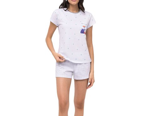 Pijama Regata com Short Feminino | Westwing
