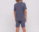 Pijama Manga Curta com Bermuda Masculino Infantil, black | WestwingNow