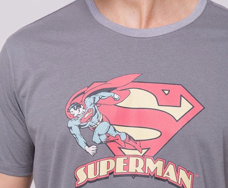 Pijama Manga Curta Masculino Superman | Westwing