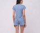 Pijama Manga Curta Feminino, blue | WestwingNow