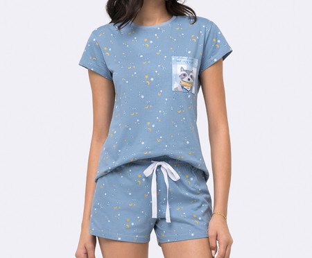 Pijama Manga Curta Feminino | Westwing