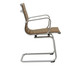 Cadeira de Escritório com Braços Glove Baixa - Caramelo, Marrom, Prata / Metálico | WestwingNow