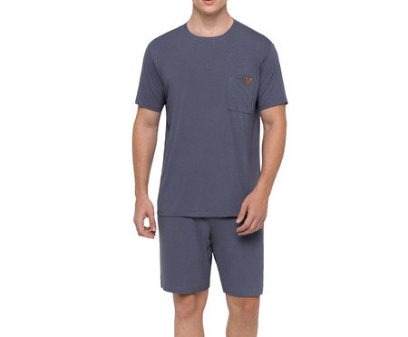 Pijama Manga Curta com Bermuda Masculino | Westwing