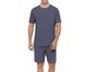 Pijama Manga Curta com Bermuda Masculino, black | WestwingNow