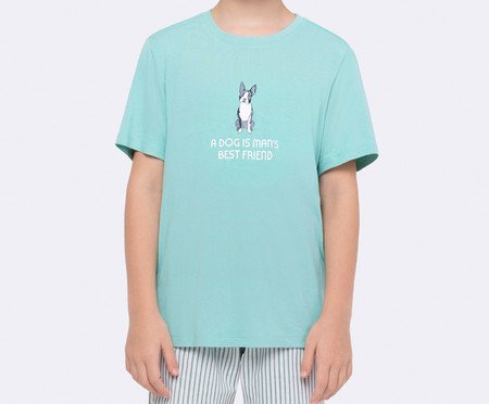 Pijama Manga Curta com Bermuda Masculino Infantil | Westwing