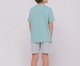 Pijama Manga Curta com Bermuda Masculino Infantil, green | WestwingNow