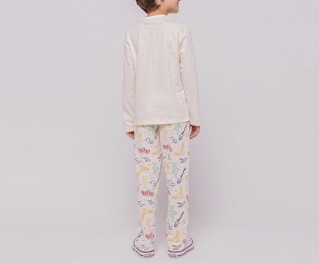 Pijama Infantil Manga Longa Harry Potter Unissex com Estampa Metalizada | Westwing