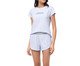Pijama Manga Curta com Short Feminino, white | WestwingNow