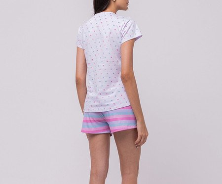 Pijama Manga Curta com Short | Westwing