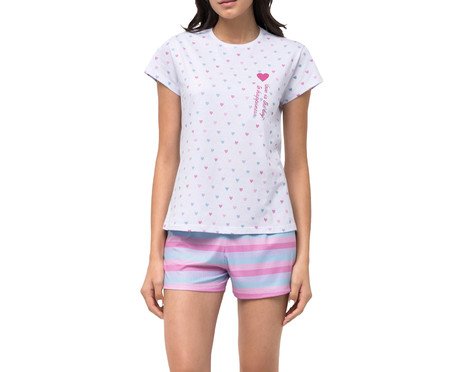 Pijama Manga Curta com Short | Westwing