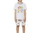 Pijama Manga Curta Masculino Infantil Hogwarts, white | WestwingNow