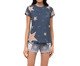 Pijama Manga Curta Estrelas, black | WestwingNow