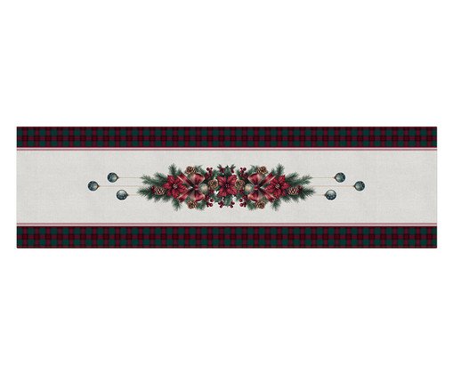 Caminho de Mesa Natalino Noite Feliz - 42X141cm, red | WestwingNow