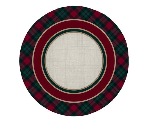 Capa para Sousplat Natalino Herança - 35X35cm, red | WestwingNow