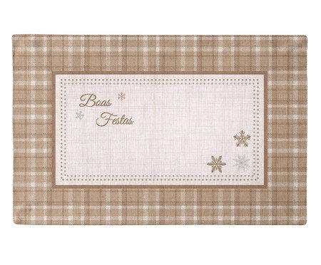 Jogo Americano Natalino Boas Festas - 48X30,5cm | Westwing