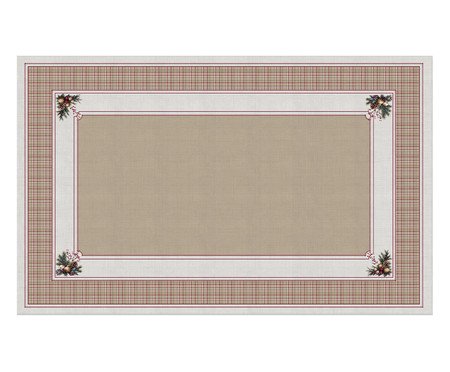 Toalha de Mesa Natalina Pinhas e Encanto - 1,4X2,20m | Westwing