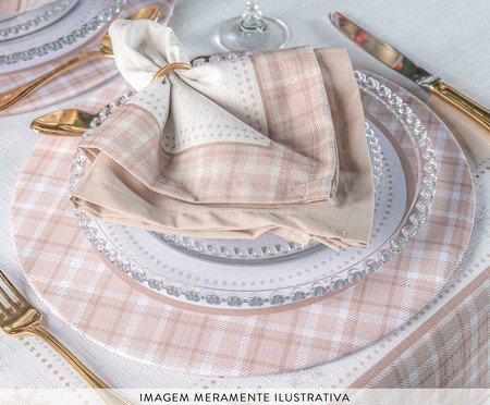 Capa para Sousplat Natalino Boas Festas - 35X35cm | Westwing