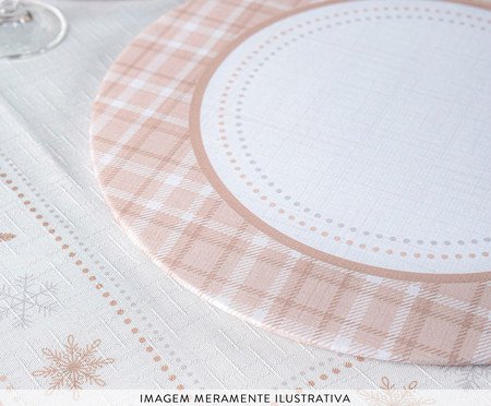 Capa para Sousplat Natalino Boas Festas - 35X35cm | Westwing
