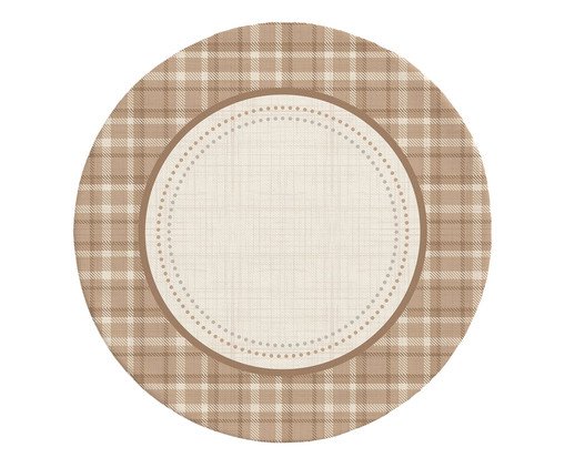 Capa para Sousplat Natalino Boas Festas - 35X35cm, white | WestwingNow