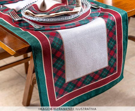 Caminho de Mesa Natalino Herança - 42X141cm | Westwing