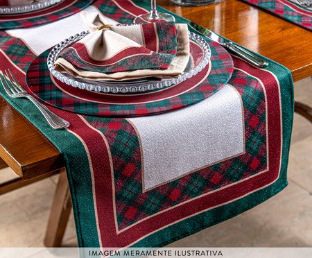 Caminho de Mesa Natalino Herança - 42X141cm | Westwing