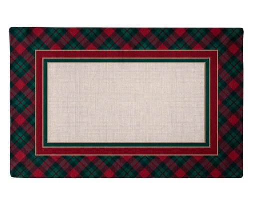 Jogo Americano Natalino Herança - 48X30,5cm, red | WestwingNow