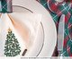 Guardanapo Natalino com Bordado Árvore de Natal - 43X43cm, beige | WestwingNow