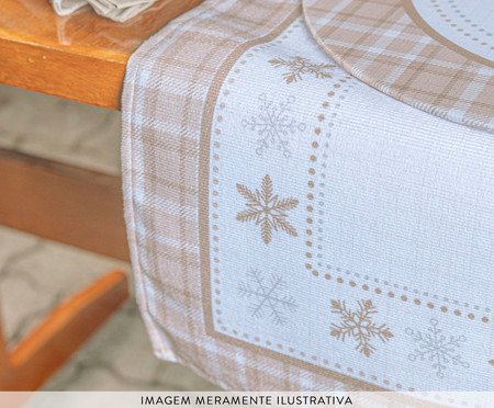 Caminho de Mesa Natalino Boas Festas - 42X141cm | Westwing