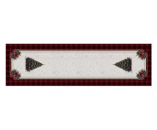 Caminho de Mesa Natalino Tradição Encantada - 42X141cm, red | WestwingNow