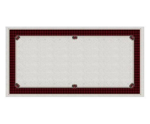 Toalha de Mesa Natalina Tradição Encantada - 1,4X2,70m, beige | WestwingNow