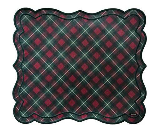 Lugar Americano Natalino com Bordado Tradições de Natal - 44,5X38,5cm, multicolor | WestwingNow