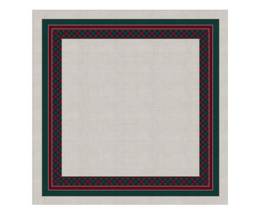 Toalha de Mesa Natalina Herança - 1,4X1,40m, beige | WestwingNow
