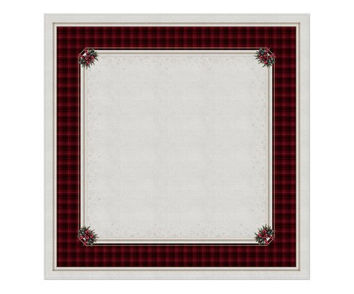 Toalha de Mesa Natalina Tradição Encantada - 1,4X1,40m, red | WestwingNow