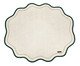 Lugar Americano Natalino com Bordado Toque de Luz Verde - 44,5X38,5cm, beige | WestwingNow