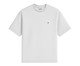 Camiseta Cotton Branca - Coração Micro Rosa Pink, white | WestwingNow