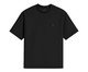 Camiseta Cotton Preta - Coração Micro Rosa Pink, black | WestwingNow