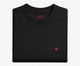 Camiseta Cotton Preta - Coração Micro Rosa Pink, black | WestwingNow